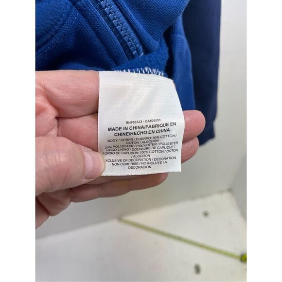 Nike Blue Hoodie Zip Up Jacket Size S - Picture 8 of 9